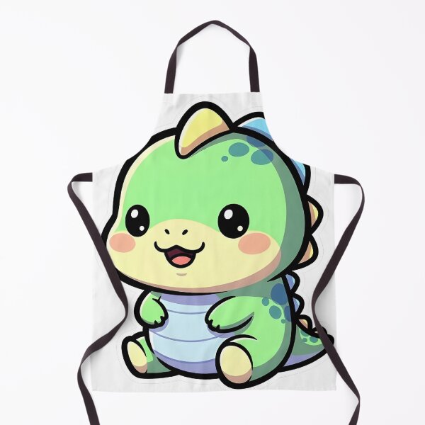 Item preview, Cute Kawaii Green Dinosaur Chibi designed and sold by DarezSc.
