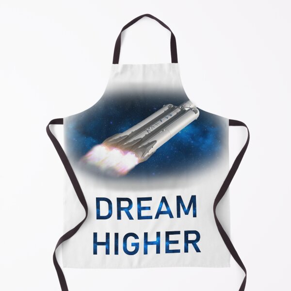 Item preview, SpaceX Falcon Heavy "Dream Higher" - Galactic Visionary Art designed and sold by LIVE_FREE.