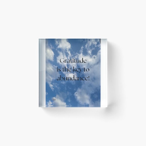 Item preview, Gratitude! Abundance! designed and sold by TB-73.