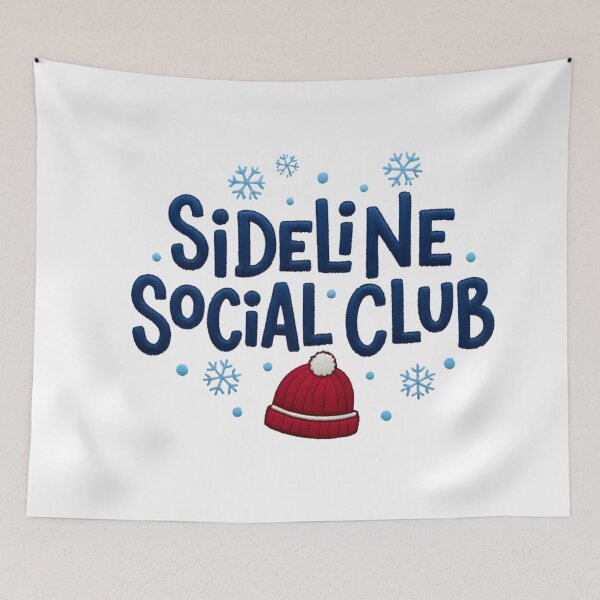 Item preview, Sideline Social Club Winter Vibes designed and sold by AnnDesignStudio.