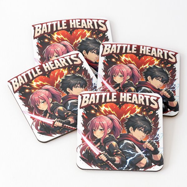 Item preview, Anime Battle Hearts Action Duo designed and sold by Amr Siam.