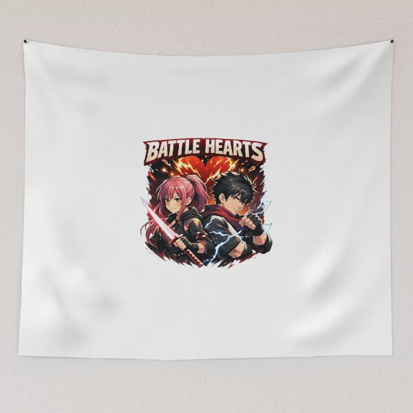 Item preview, Anime Battle Hearts Action Duo designed and sold by Amr Siam.