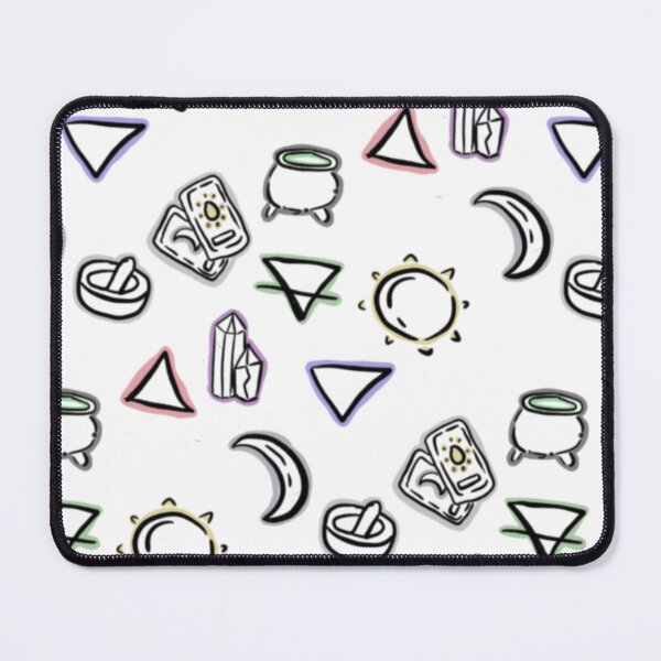 Item preview, Linework Witchy witchcraft spells elements pattern designed and sold by Mariecobiz.