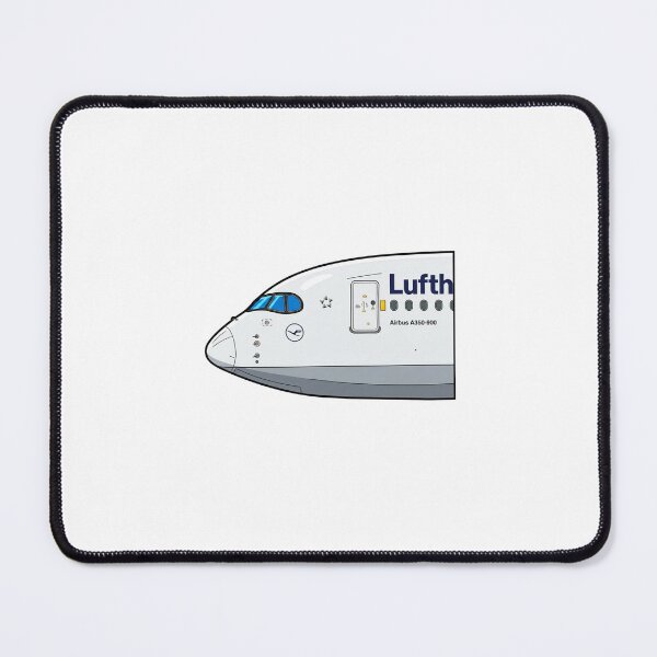 Item preview, Lufthansa A350 Cockpit & Nose – Commercial Jetliner Art designed and sold by AnasQureshi.