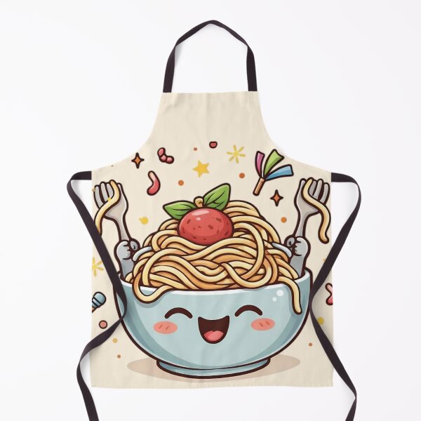 Item preview, Funny Happy Spaghetti Food Art designed and sold by Y-MOONSTAR.
