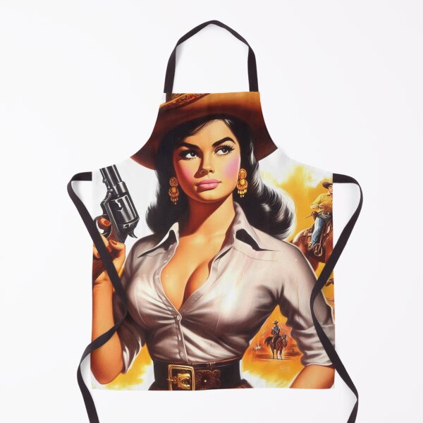 Item preview, Vintage Western Woman designed and sold by PulpVintage.