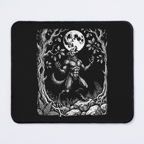 Item preview, Werewolf Full Moon Forest Vintage Beast Folklore designed and sold by Y-Vibes.
