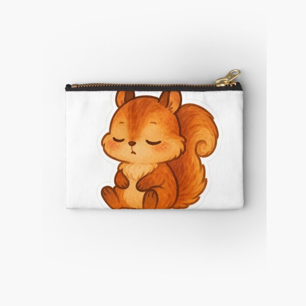 Item preview, Aesthetic Sleepy Squirrel Stickers designed and sold by StickMint.