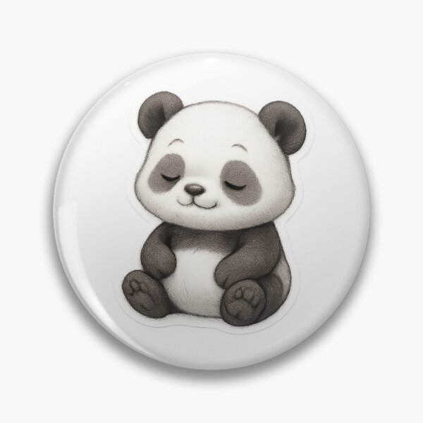 Item preview, Pastel Relaxed Panda Sticker designed and sold by StickMint.