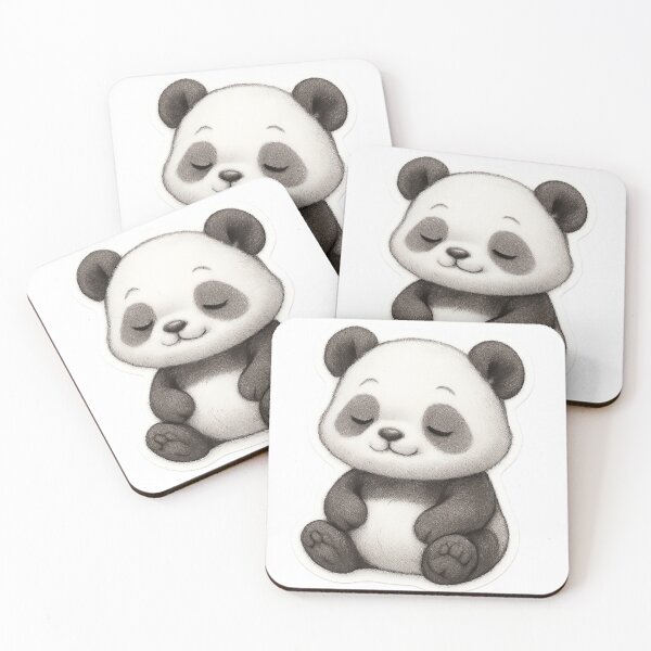 Item preview, Pastel Relaxed Panda Sticker designed and sold by StickMint.