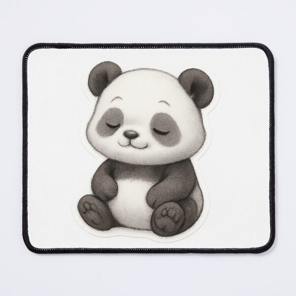 Item preview, Pastel Relaxed Panda Sticker designed and sold by StickMint.