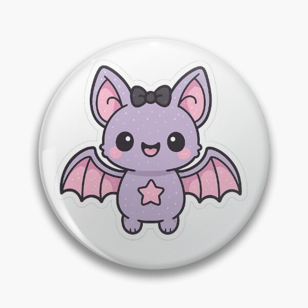 Artikelvorschau, Cute Cheerful Bat Sticker entworfen und verkauft von StickMint.