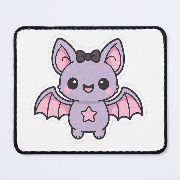 Item preview, Cute Cheerful Bat Sticker designed and sold by StickMint.