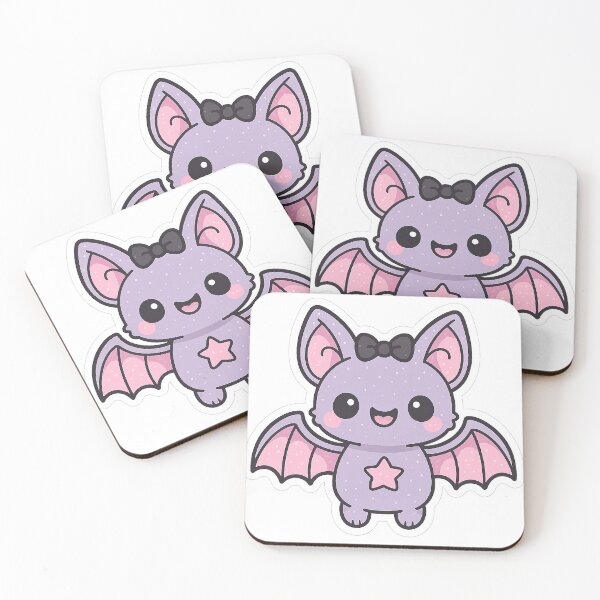 Item preview, Cute Cheerful Bat Sticker designed and sold by StickMint.