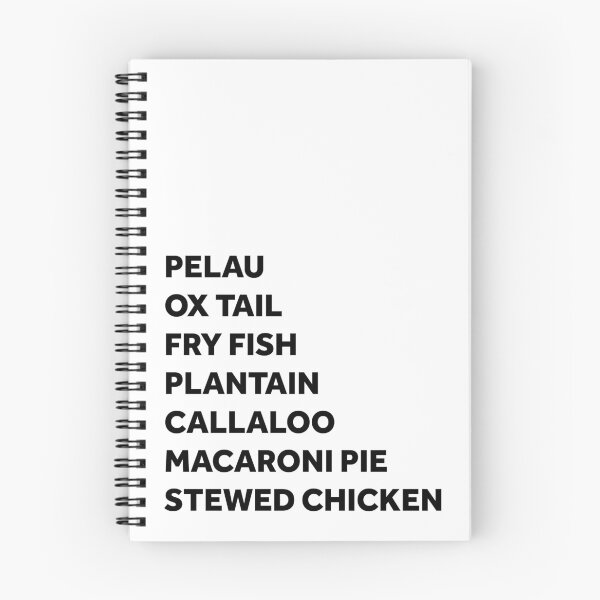 Item preview, Trinbago Sunday Lunch (black text) designed and sold by Rachel Dash-Williams Creative.