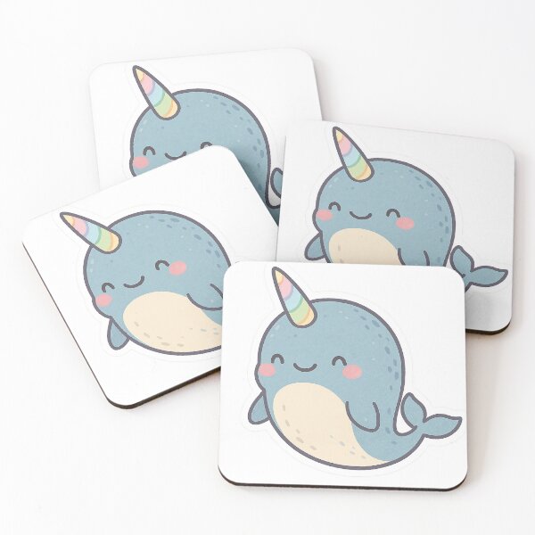Item preview, Aesthetic Relaxed Narwhal Sticker designed and sold by StickMint.