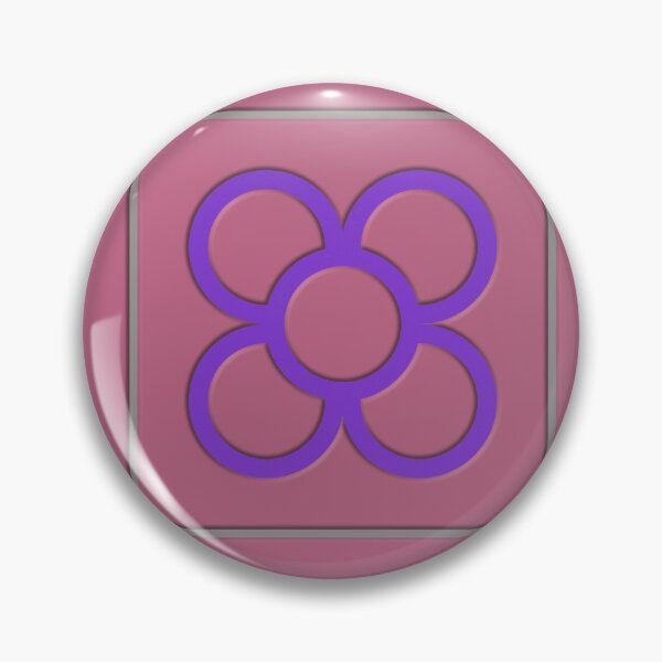 Item preview, Barcelona flower tiles in pink and purple designed and sold by ChimaHome.