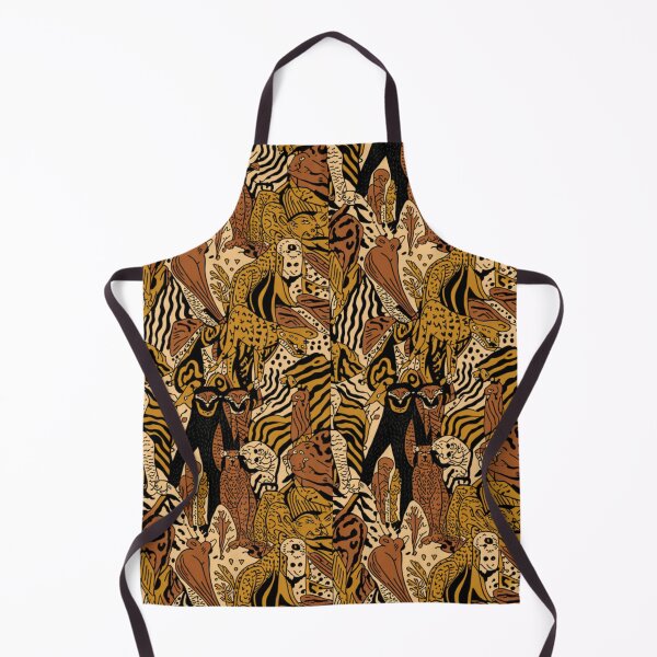 Item preview, Textile pattern vintage animal prints bold statement home decor designed and sold by BlueLineLAX.