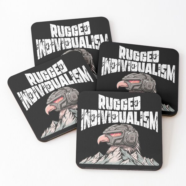 Item preview, Rugged Individualism Tactical Eagle Mountain Graphic designed and sold by axiksa10.