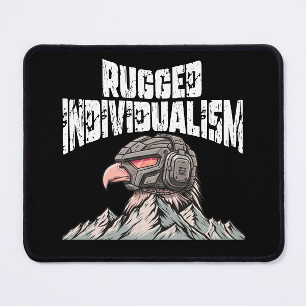 Item preview, Rugged Individualism Tactical Eagle Mountain Graphic designed and sold by axiksa10.