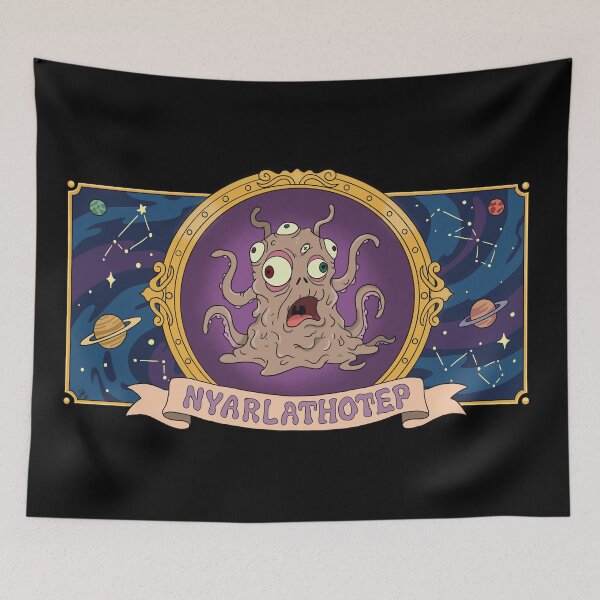 Item preview, Nyarlathotep The Crawling Chaos - Vintage Style Cosmic Horror Vector designed and sold by Jackofallart.