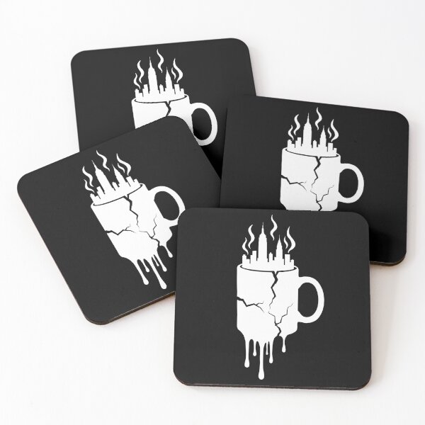 Item preview, Friends New York Coffee Drips (White) designed and sold by Screen Lore.