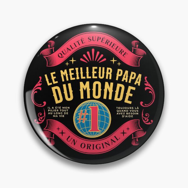 Item preview, Le Meilleur Papa du Monde – The Best Dad in the World  designed and sold by FrancophileFun.