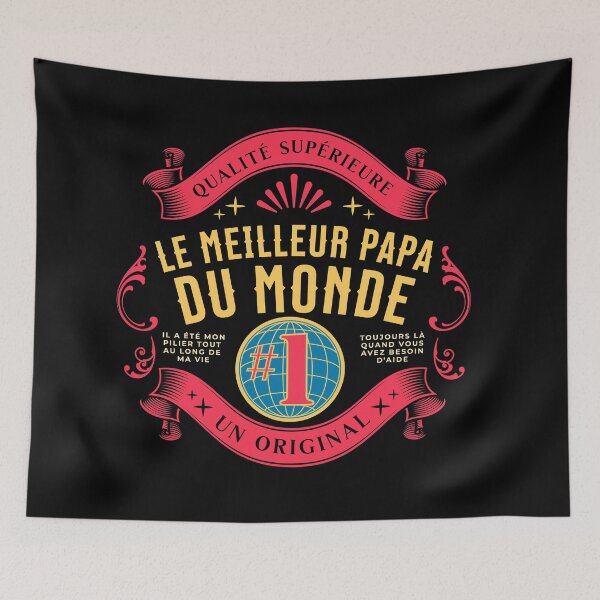 Item preview, Le Meilleur Papa du Monde – The Best Dad in the World  designed and sold by FrancophileFun.