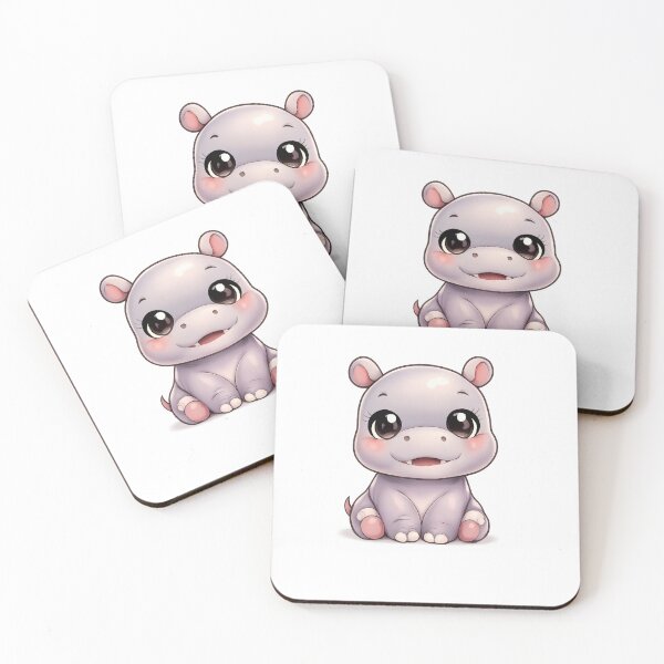 Item preview, Cute Chibi Baby Hippo designed and sold by mr-zgredzio.