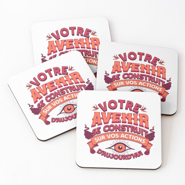 Item preview, Votre Avenir se Construit sur vos Actions d’Aujourd’hui – Your Future Is Built on What You Do Today designed and sold by FrancophileFun.