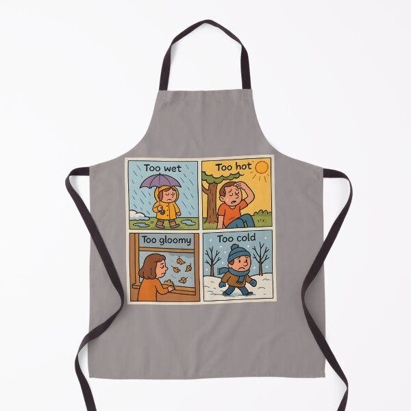 Item preview, Seasons of Complaining Funny Cartoon Illustration designed and sold by mr-zgredzio.