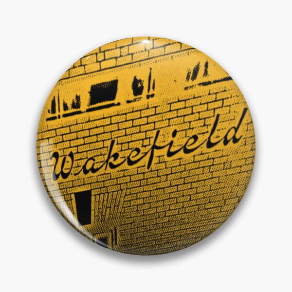 Item preview, Wakefield, Massachusetts Vintage Brick Wall in Yellow designed and sold by YeahWellDesigns.