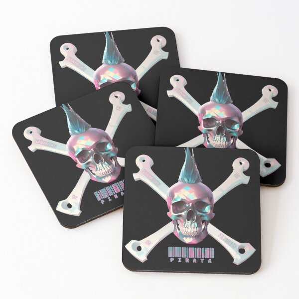 Item preview, Pirate Skull and Crossbones Disco Metallic  designed and sold by UNK-Fatigues.
