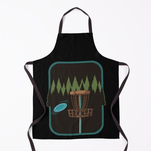 Item preview, Disc Golf Scene Forest Basket Flying Disc Fun designed and sold by LuminOrb.