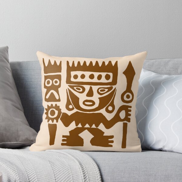 Item preview, Warrior, ancient native American drawing (Peru) designed and sold by aapshop.