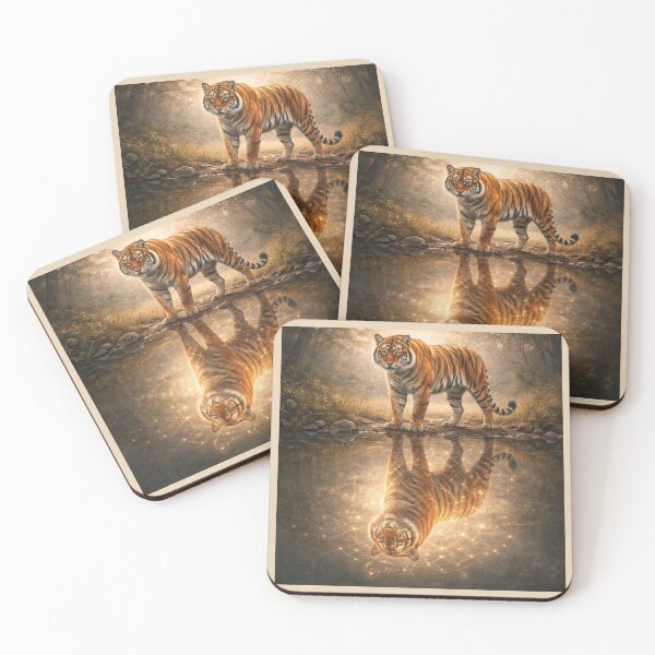 Item preview, Tiger of Enduring Truth – Reflections Series designed and sold by GeoWild Designs.