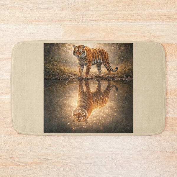 Item preview, Tiger of Enduring Truth – Reflections Series designed and sold by GeoWild Designs.