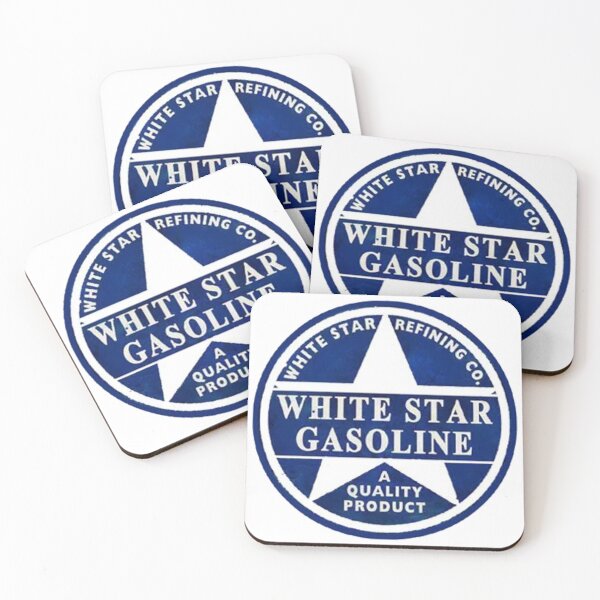 Item preview, WHITE STAR GASOLINE LOGO designed and sold by WhiteShirtGuy.