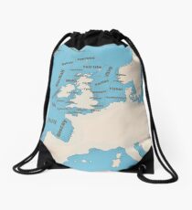 Shipping Forecast Drawstring Bag