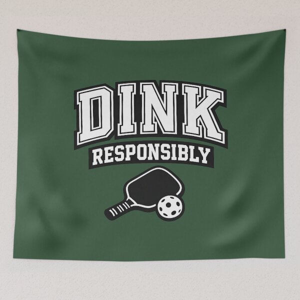 Item preview, Funny Pickleball Dink Responsibly Pickleball Lover designed and sold by Zayavca.