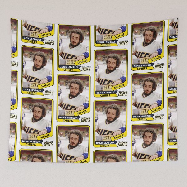 Item preview, Denis Lemieux Hockey Card - Slap Shot Movie designed and sold by darklordpug.