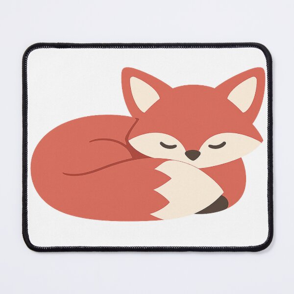 Item preview, Calm Curled Fox in Minimal Style designed and sold by Fernova.