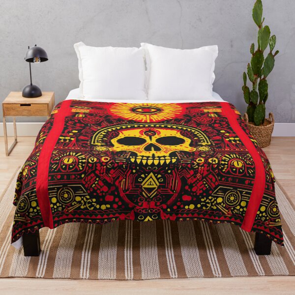 Item preview, Intricate Red and Yellow Occult Poster designed and sold by Piotrek0001.
