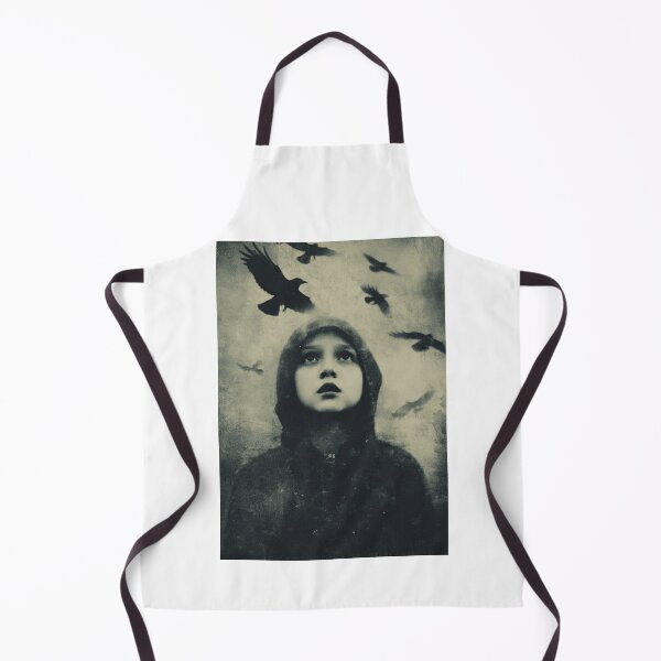 Item preview, Vintage Girl Looking at Crows in Sky designed and sold by Piotrek0001.