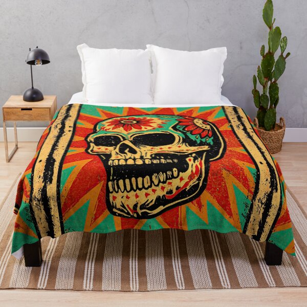 Item preview, Vintage Style Mexican Sugar Skull Art designed and sold by Piotrek0001.