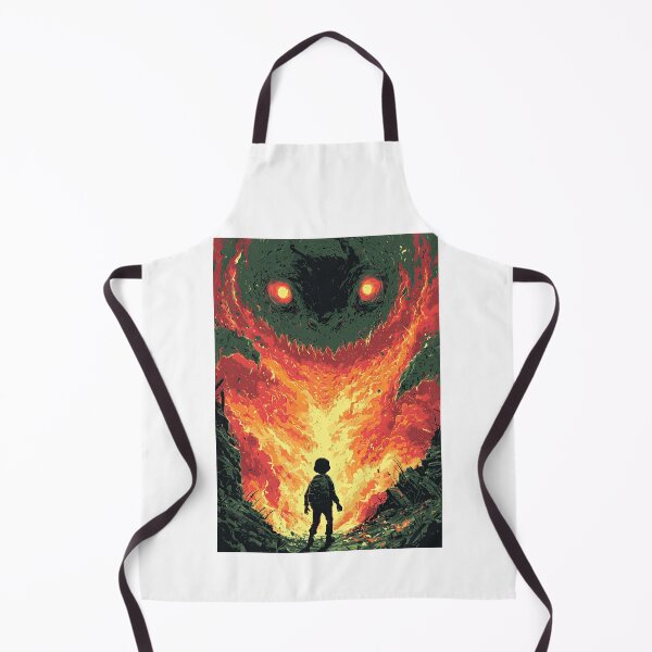 Item preview, Fiery Hellmouth Monster Abstract designed and sold by Piotrek0001.
