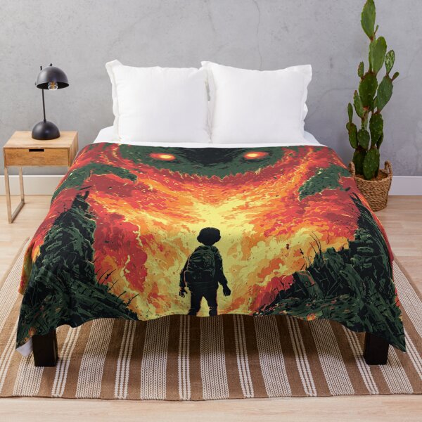 Item preview, Fiery Hellmouth Monster Abstract designed and sold by Piotrek0001.