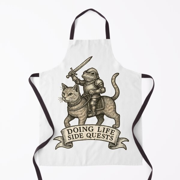 Item preview, Knight Frog - Life Side Quests designed and sold by Nacho Average Designs.