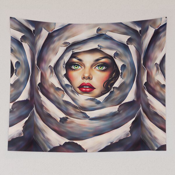 Item preview, Surreal woman portrait. Beneath the Surface. designed and sold by Natart1004.