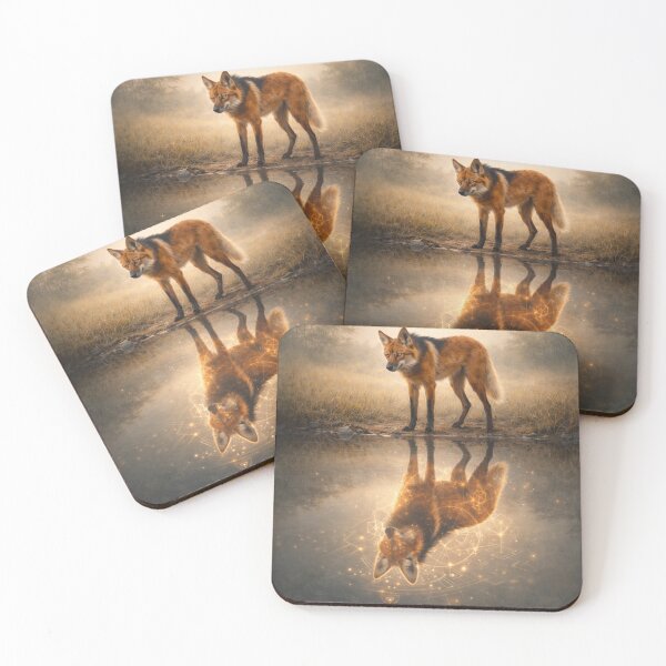 Item preview, Maned Wolf – The Reflection Knows designed and sold by GeoWild Designs.